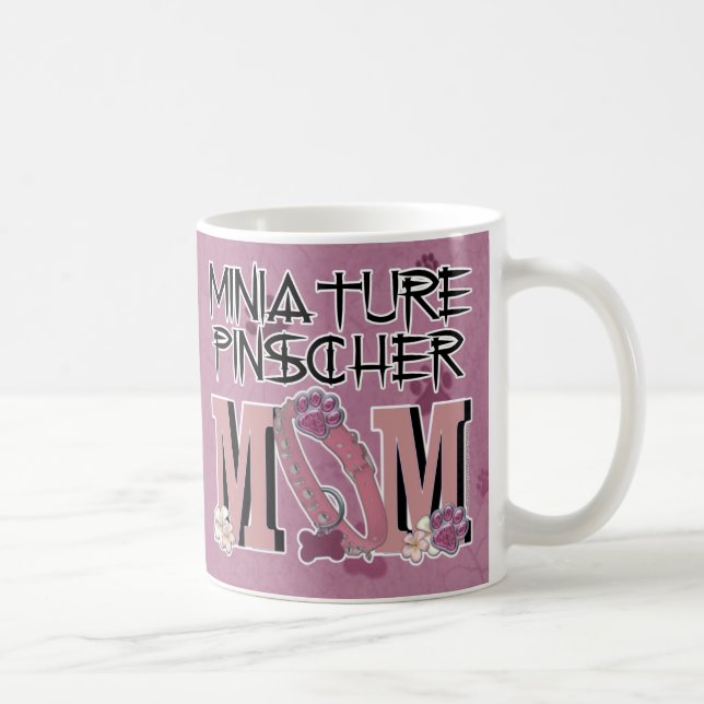 MiniaturPinscher MAMA Kaffeetasse (Rechts)