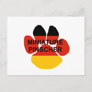 Miniaturpinscher Postkarte