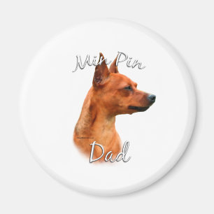 Miniaturpinscher (Rost) Vater 2 Magnet