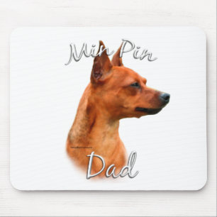Miniaturpinscher (Rost) Vater 2 Mousepad