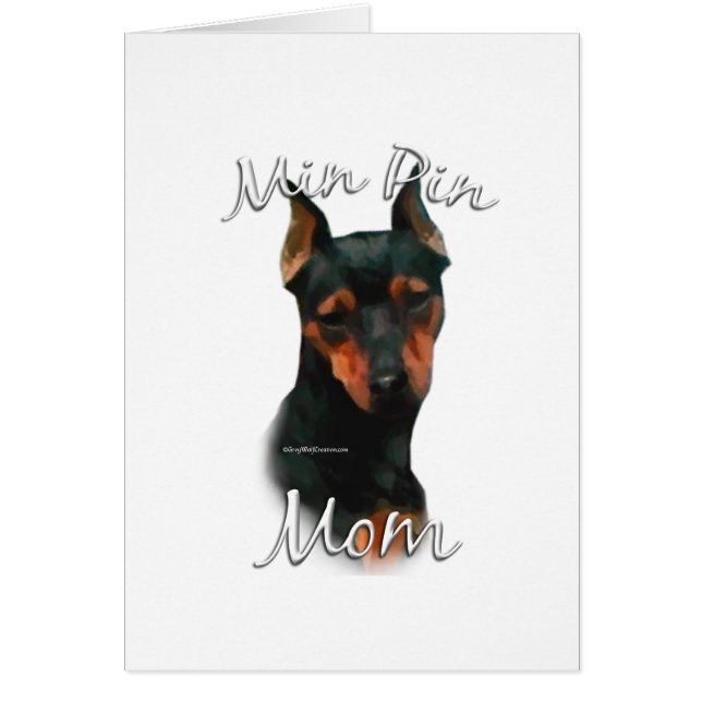 Miniaturpinscher (schwarz) Mama 2 (Vorne)