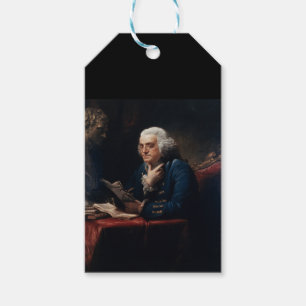 Miniaturporträt Benjamin Franklin im Weißen Haus Geschenkanhänger