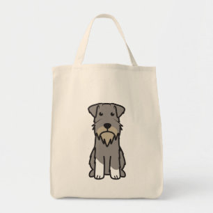Miniaturschnauzer-HundeCartoon Tragetasche