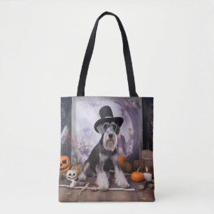 Miniaturschnauzer-Kürbisse Halloween Gruselig  Tasche