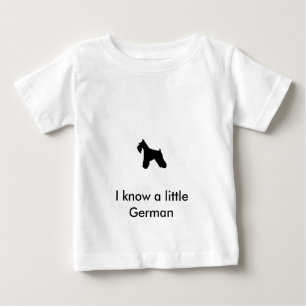 Miniaturschnauzer-Säuglings-T-Shirt Baby T-shirt