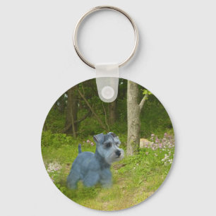Miniaturschnauzer-Schlüsselanhänger Schlüsselanhänger