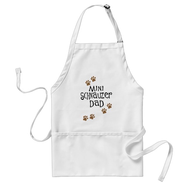 Miniaturschnauzer-Vater Schürze (Vorne)