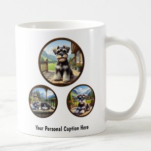 Miniaturschnauzer-Welpe Kaffeetasse