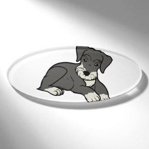 Miniaturschnuckelsalz und Pfefferschale Cartoon Namenschild