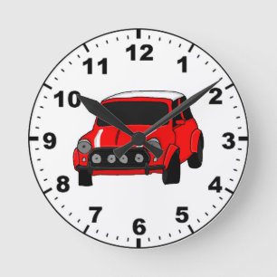 Miniautoentwurfs-Wanduhren Runde Wanduhr