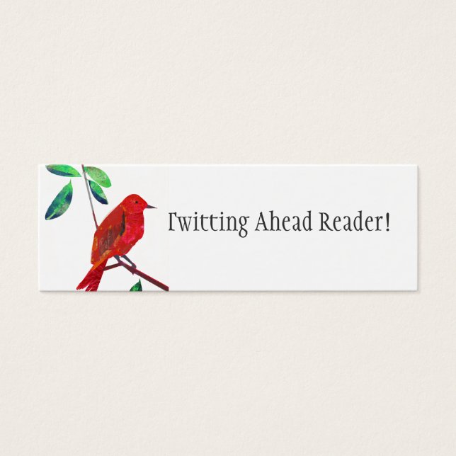 Minicarte de récompense de lecture (Devant)