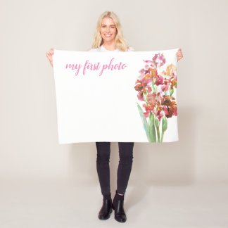 Minidecke für Ihr erstes Baby-Foto Fleecedecke