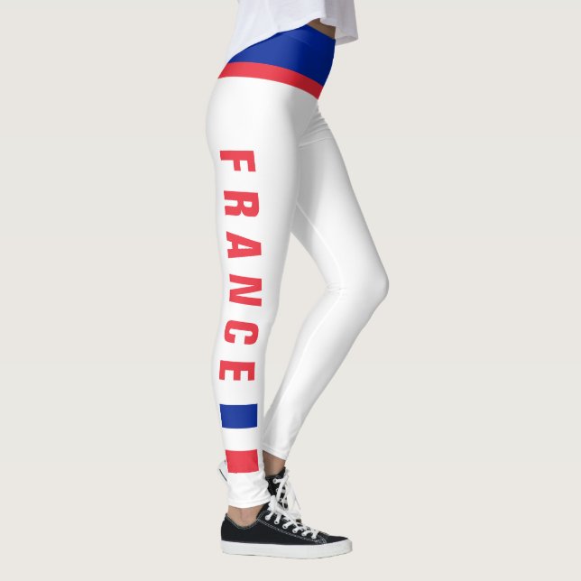 Miniflagge Frankreich-Leggings-| Leggings (Rechts)