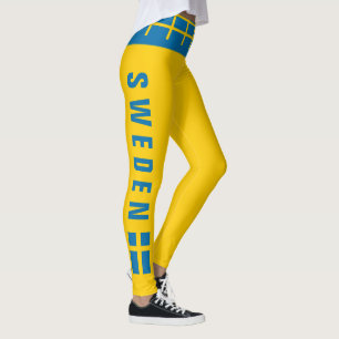 Miniflagge Schweden-Leggings- Deluxe Leggings