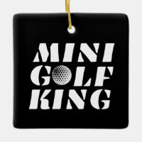 Minigolf King Minigolfer Champion Gewinner
