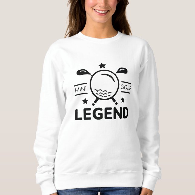 Minigolf Legend Sweatshirt (Vorderseite)