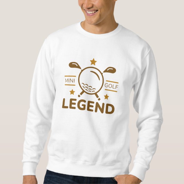Minigolf Legend Sweatshirt (Vorderseite)