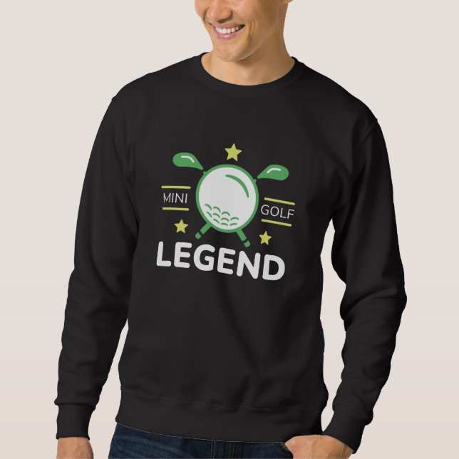 Minigolf Legend Sweatshirt (Vorderseite)