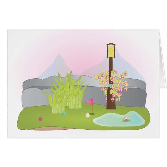 Minigolfplatz Nr.4 (Vorderseite (Horizontal))