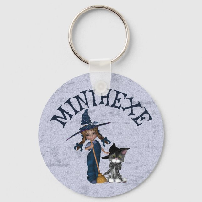 Minihexe Schlüsselanhänger (Vorderseite)