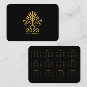 Minikalender 2023 visitenkarte