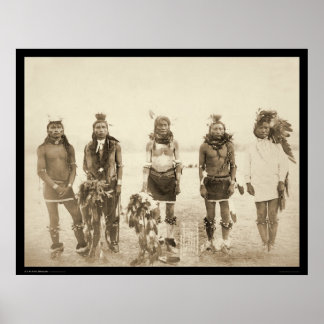 Minikonou Indian Grass Dancers SD 1890 Poster