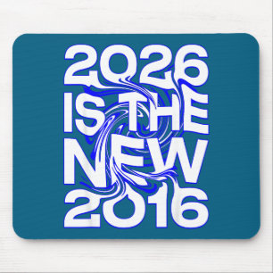 Minimal 2026 Neu 2016 Retro Zukunft Mousepad