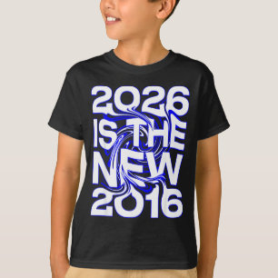 Minimal 2026 Neu 2016 Retro-Zukunft T-Shirt