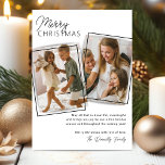 Minimal 2 Foto Weihnachten<br><div class="desc">Sie möchten eine persönliche Touch zu Ihrem Urlaub in diesem Jahr hinzufügen? Unsere modernen Weihnachtskarten sind nur das Ticket! Mit einem coolen winterlichen Hintergrund, der die Jahreszeit zum Erlebnis werden lässt, und Platz für nicht eines, sondern zwei Ihrer Lieblingskarten, sind diese Karten eine festliche Leinwand für Ihre hochgeschätzten Erinnerungen. Fügen...</div>