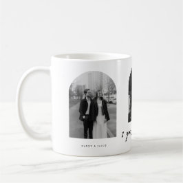 Minimal 3-Year Anniversary 3 Couple Photos Arch Kaffeetasse