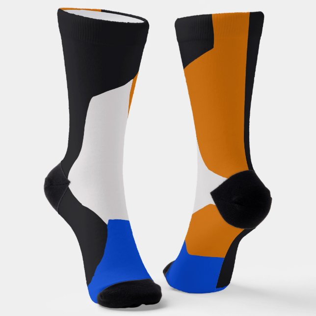 Minimal Abstrakt 98 Socken (Gewinkelt)