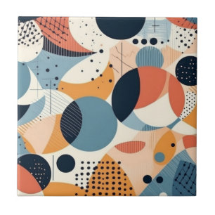 Minimal Abstraktes Nahtloses Muster - Geometrisch Fliese