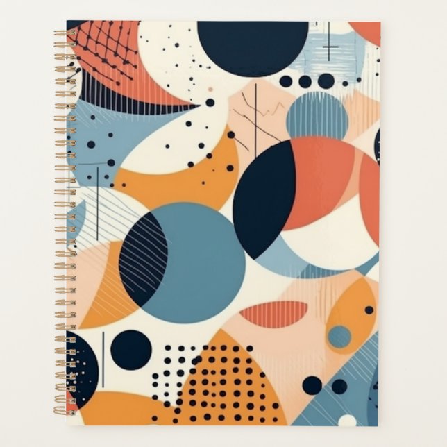Minimal Abstraktes Nahtloses Muster - Geometrisch  Planer (Vorderseite)