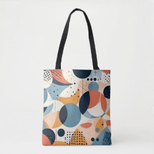Minimal Abstraktes Nahtloses Muster - Geometrisch Tasche