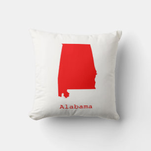 Minimal Alabama Vereinigte Staaten Kissen