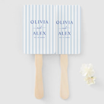 Minimal and Chic Blue French Personalized Wedding 