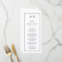 Minimal and Chic | White and Black Wedding
