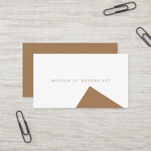 Minimal-Angle-Front und Solid-Back-Business des Mu Visitenkarte