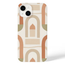 Minimal Arches Earth Tones Phone Case