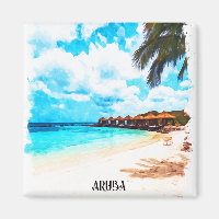 Minimal Aruba Karibik Urlaub
