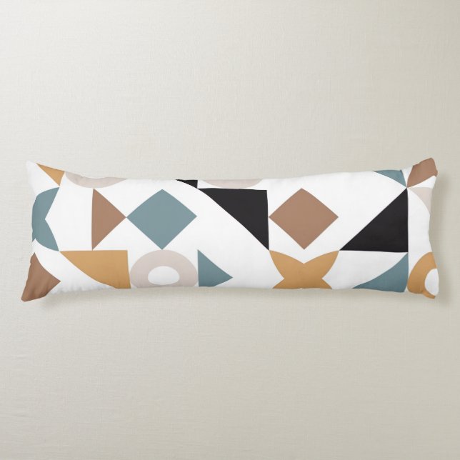 Minimal Bauhaus Baby Body Pillow Seitenschläferkissen (Vorderseite)