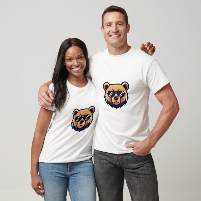 Minimal Bear Shirt – Cool Youth Streetwear Bear De (Unisex)