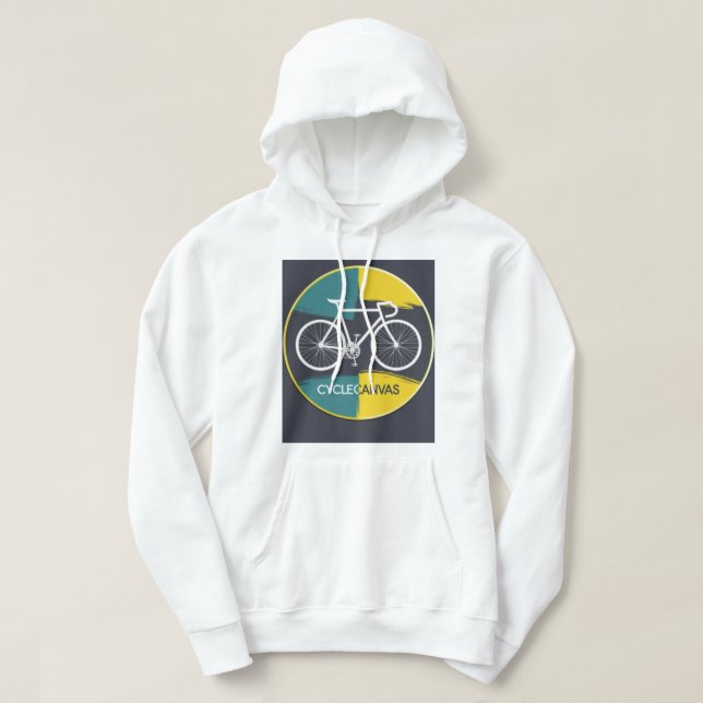 Minimal Bicycle Illustration –  Hoodie (Design vorne)
