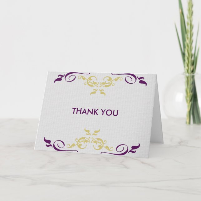 Minimal blanc avec Carte de remerciements Confetti (Devant)