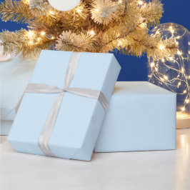 Minimal Blue Holiday Wrapping Paper Geschenkpapier