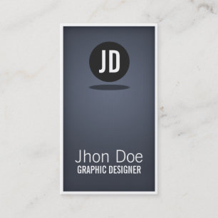 Minimal Blue Visitenkarte