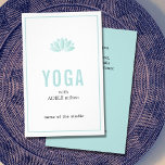 Minimal Blue White Lotus Icon Yoga Instructor Flyer<br><div class="desc">Minimal anpassbare Flyer-Vorlage mit Blau/Weiß-Farben und einfachem Lotus-Symbol. Sie können Ihren Text anpassen.</div>