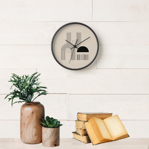 Minimal Boho Acryl Wanduhr Boho Style