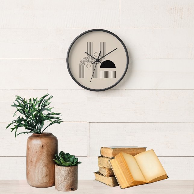 Minimal Boho Acryl Wanduhr Boho Style (Von Creator hochgeladen)