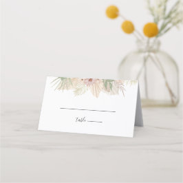 Minimal Boho Floral Wedding Platzkarte